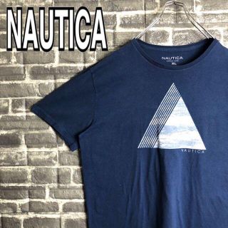 ノーティカ(NAUTICA)のノーティカ☆Tシャツ 古着 メキシコ製 ゆるだぼ デカロゴ 90s j60(Tシャツ/カットソー(半袖/袖なし))