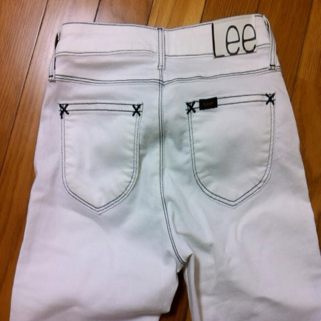 Lee(リー)のLee ホワイトスキニー レディースのパンツ(デニム/ジーンズ)の商品写真