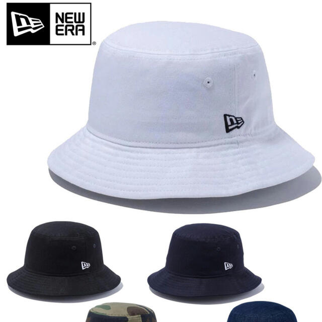 NEW ERA(ニューエラー)のニューエラ　バケハ　白　新 レディースの帽子(ハット)の商品写真