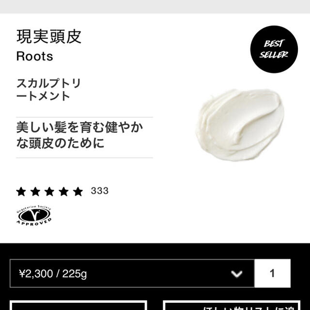 LUSH(ラッシュ)のLUSH スカルプトリートメント コスメ/美容のヘアケア/スタイリング(スカルプケア)の商品写真