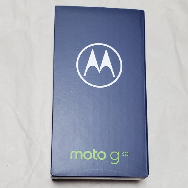 再再販！ Motorola - 4GB/128GB新品未開封 g30 moto Motorola モトローラ スマートフォン本体