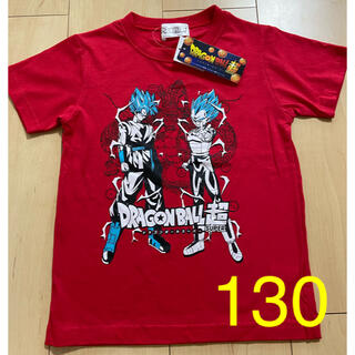 ドラゴンボール(ドラゴンボール)のドラゴンボール　Tシャツ　赤　130(Tシャツ/カットソー)