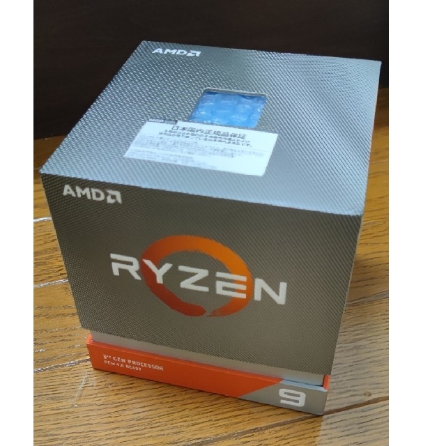 Ryzen 9 3900x +b550 unify セット付属品未開封未使用PC/タブレット