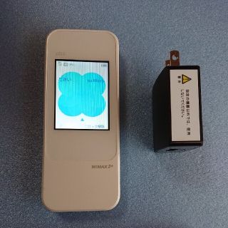 エーユー(au)のau WiMAX2+ スピードWifi Next W04 本体・ACアダプター(その他)