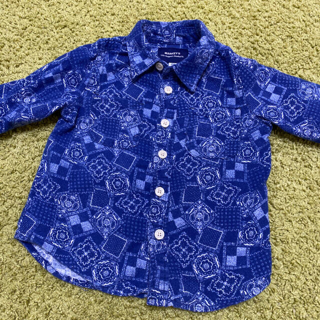 MARKEY'S(マーキーズ)のマーキーズ　バンダナ　長袖シャツ キッズ/ベビー/マタニティのキッズ服男の子用(90cm~)(ブラウス)の商品写真