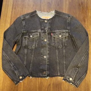 リーバイス(Levi's)のLEVI'S　ブラックデニムジャケット　新品。(Gジャン/デニムジャケット)