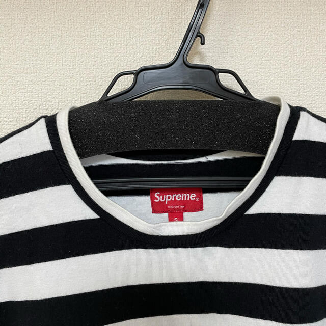 Supreme(シュプリーム)のSupreme Medium Stripe L/S Tee S ロンT 美品  レディースのトップス(Tシャツ(長袖/七分))の商品写真