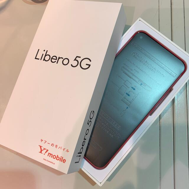 スマートフォン/携帯電話Libero 5G Android スマホ　赤　値下げ