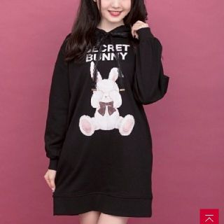 Secret Honey - 【最終値下げ】SecretHoney うさぎプリントパーカー