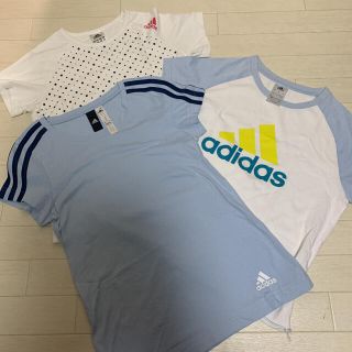 アディダス(adidas)の【古着 良品】 adidas Tシャツ 150cm 3枚セット(Tシャツ/カットソー)