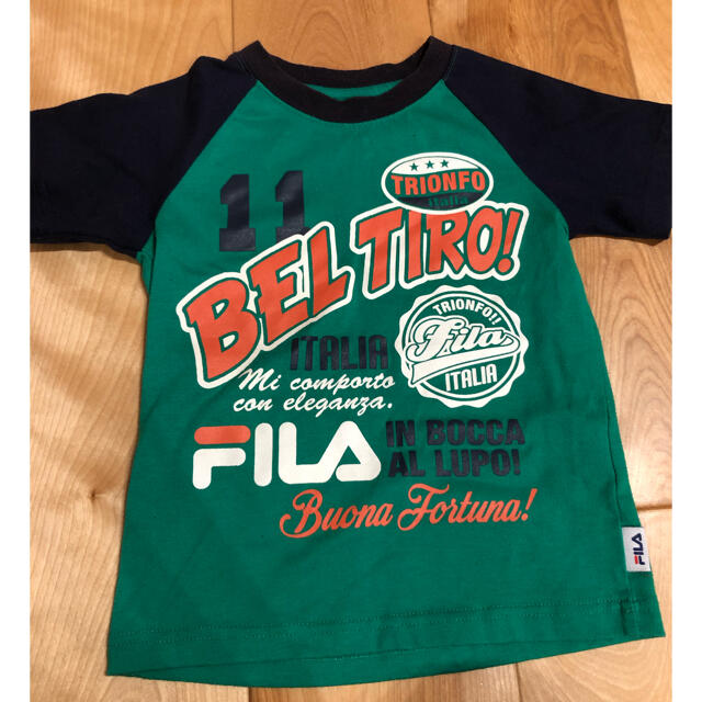 FILA(フィラ)のこども　Tシャツ　110 キッズ/ベビー/マタニティのキッズ服男の子用(90cm~)(Tシャツ/カットソー)の商品写真