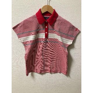 バーバリー(BURBERRY)のBURBERRY/ポロシャツ/レッド/赤系/レディース/SIZE：M/三陽商会(ポロシャツ)