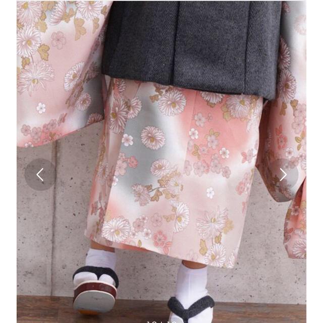 七五三 三歳 女児 被布 着物フルセット 半衿縫い付け 足袋付き NO27474