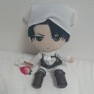 進撃の巨人 リヴァイ ぬいぐるみ お掃除兵長(キャラクターグッズ)
