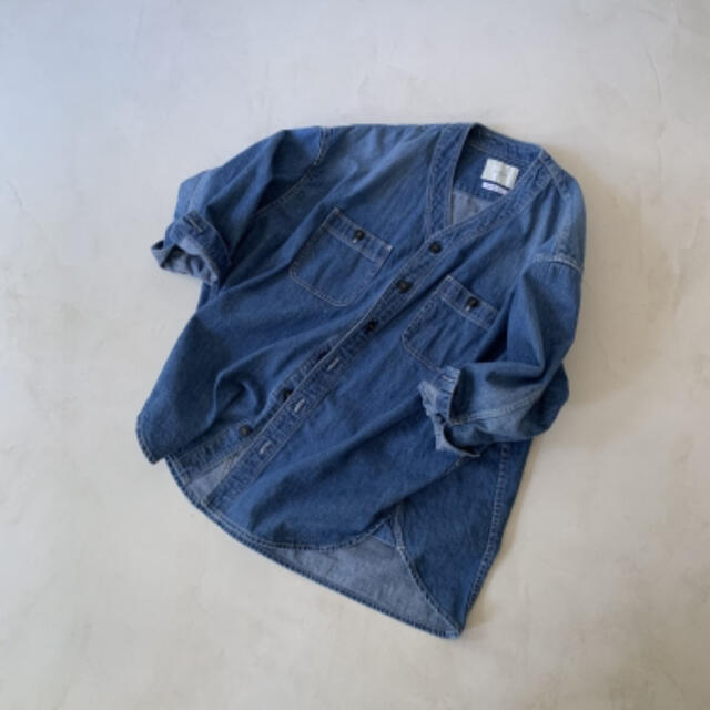 argue baseball denim wide shirt jacket