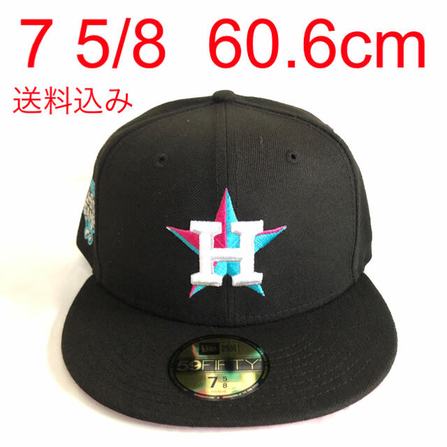 ギフ_包装 新品 海外限定 オレンジ NEWERA CAP アストロズ 7 1 2