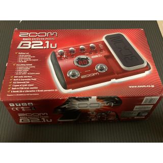 ズーム(Zoom)のzoom B2.1u ベース用マルチエフェクター　ACアダプター付き(ベースエフェクター)