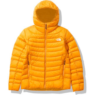 ザノースフェイス(THE NORTH FACE)のTHE NORTH FACE ノースフェイス ダウンジャケット黄レディースM新品(ダウンジャケット)