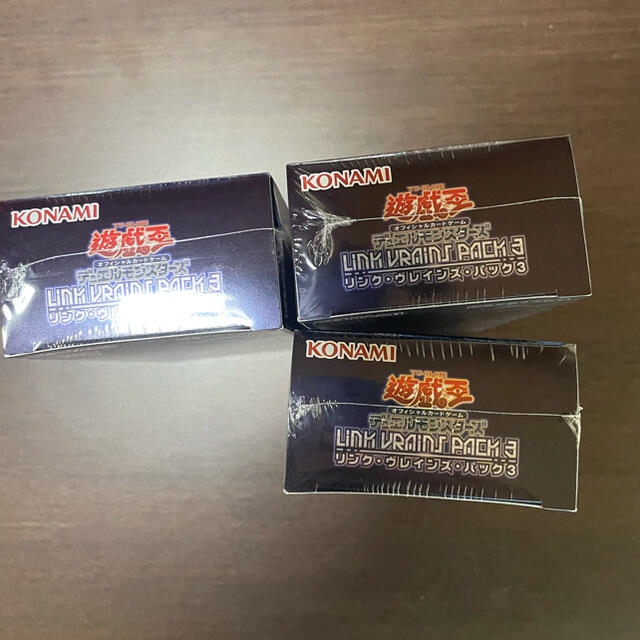 KONAMI(コナミ)の遊戯王　リンクヴレインズパック3 3BOX エンタメ/ホビーのトレーディングカード(Box/デッキ/パック)の商品写真