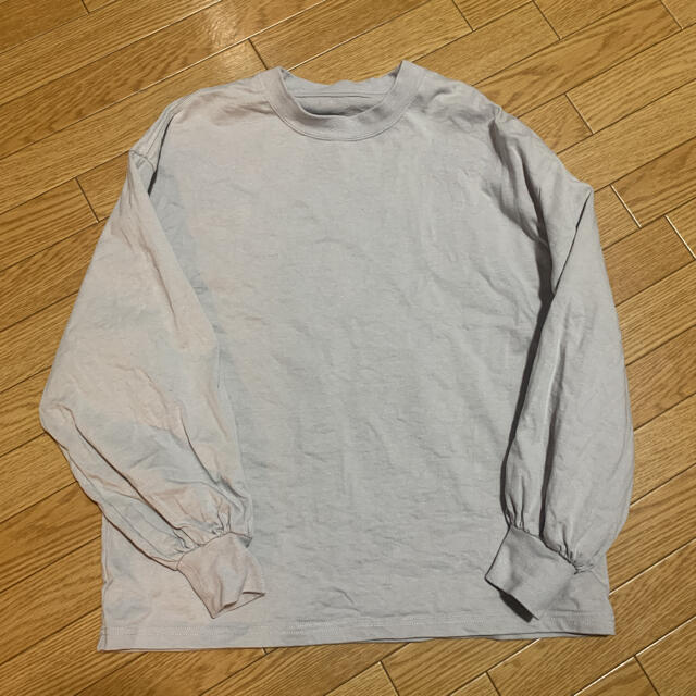 マチャット　ロングスリーブTシャツ　ライトグレー メンズのトップス(Tシャツ/カットソー(七分/長袖))の商品写真