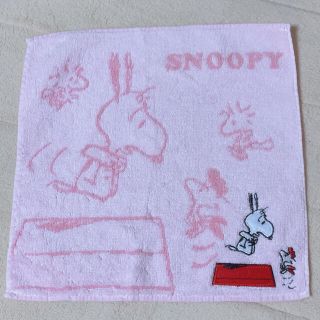 スヌーピー(SNOOPY)のスヌーピー　タオルハンカチ(ハンカチ)