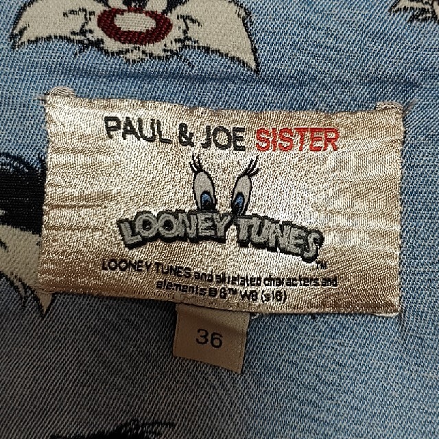 PAUL & JOE SISTER(ポール&ジョーシスター)のPAUL ＆ JOE SISTER LOONEY TUNES 膝丈ワンピース レディースのワンピース(ひざ丈ワンピース)の商品写真