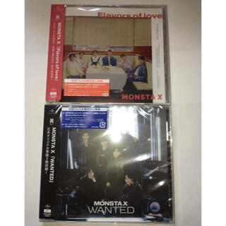MONSTA X CD 「Flavors of love」「WANTED」2枚(K-POP/アジア)