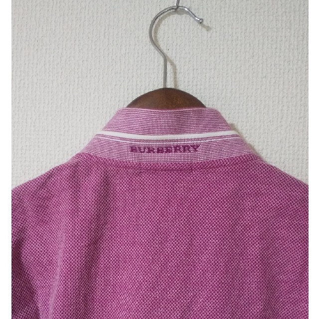 BURBERRY(バーバリー)のBURBERRY 新品鹿の子素材半袖ポロシャツ 男女兼用 メンズのトップス(ポロシャツ)の商品写真