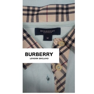 バーバリー(BURBERRY)のBURBERRY コメント後変更価格半袖ポロシャツ(ポロシャツ)