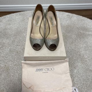 ジミーチュウ(JIMMY CHOO)のJIMMY CHOO オープントゥ　パンプス(ハイヒール/パンプス)