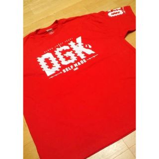 ディージーケー(DGK)のＬＡ直輸入！ＤＧＫ 赤 REDサイズ3XLXXXL skate border(Tシャツ/カットソー(半袖/袖なし))