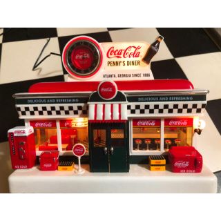 Coca・cola PENNY'S DINER ミニチュアの通販｜ラクマ