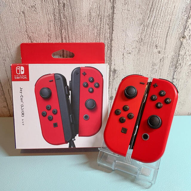 美品 人気カラー 廃盤レッドSwitch 左右セット ジョイコンJoy-Con