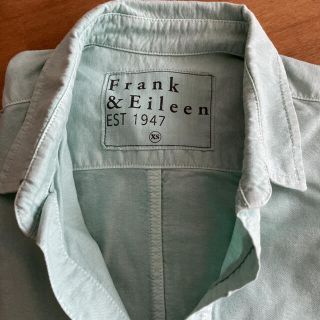 フランクアンドアイリーン(Frank&Eileen)の★訳あり特価★Frank &Eileen 長袖シャツ　ミントカラー　レディース(シャツ/ブラウス(長袖/七分))