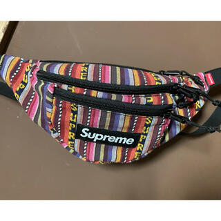 シュプリーム(Supreme)のWoven Stripe Waist Bag(ショルダーバッグ)