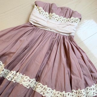 ジルスチュアート(JILLSTUART)の最終値下JILL STUART コレクション　ヴィンテージ　チューブドレスミニ(ミニワンピース)