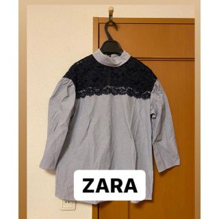 ザラ(ZARA)の【ZARA BASIC】Sサイズ　ストライプ　シャツブラウス★(シャツ/ブラウス(長袖/七分))