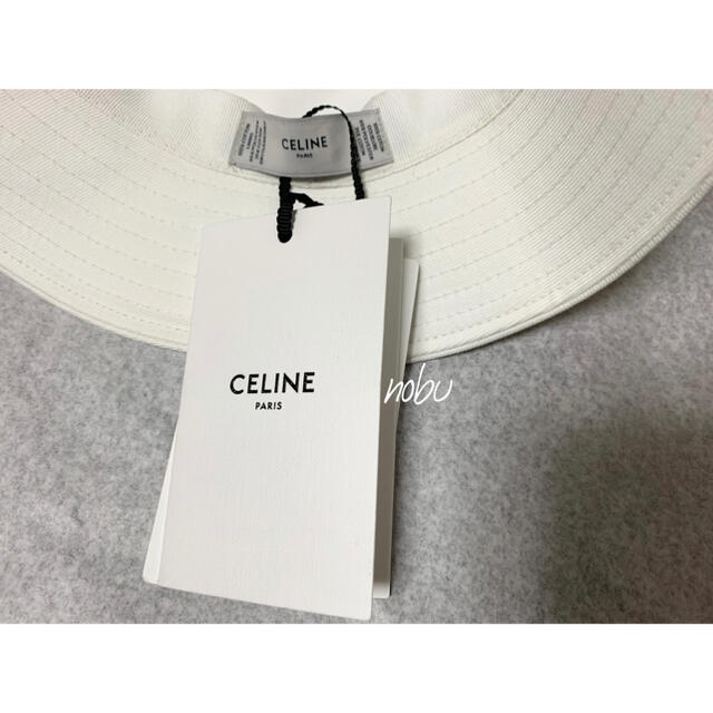 celine - 新品【 CELINE セリーヌ 】バケット ハット ホワイト Mの通販