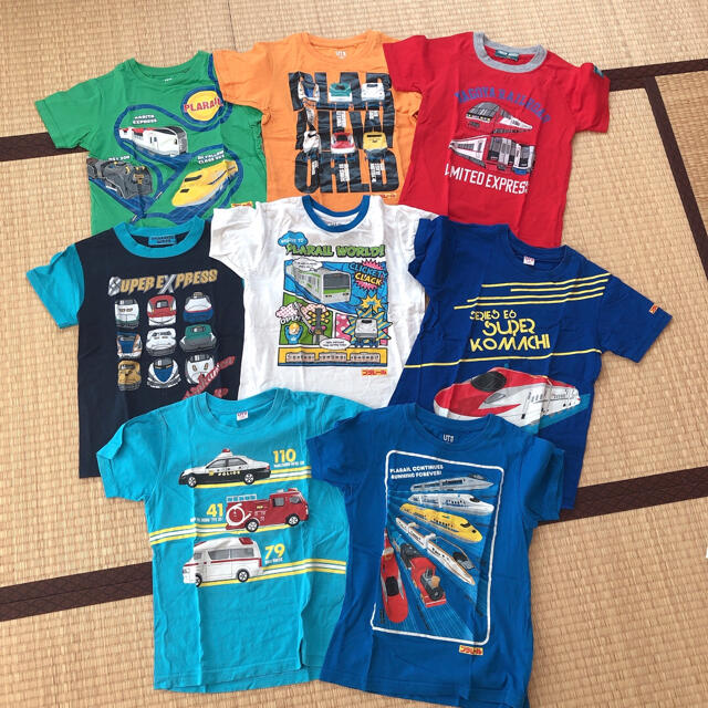UNIQLO(ユニクロ)のプラレール Tシャツ 130 キッズ/ベビー/マタニティのキッズ服男の子用(90cm~)(Tシャツ/カットソー)の商品写真