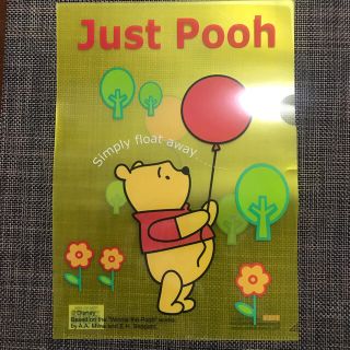 Just Pooh クリアファイル Simply float away-(クリアファイル)