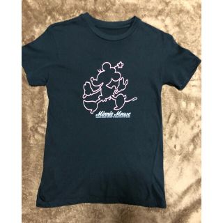 ディズニー(Disney)のミニーちゃん　Tシャツ　半袖　黒(Tシャツ(半袖/袖なし))