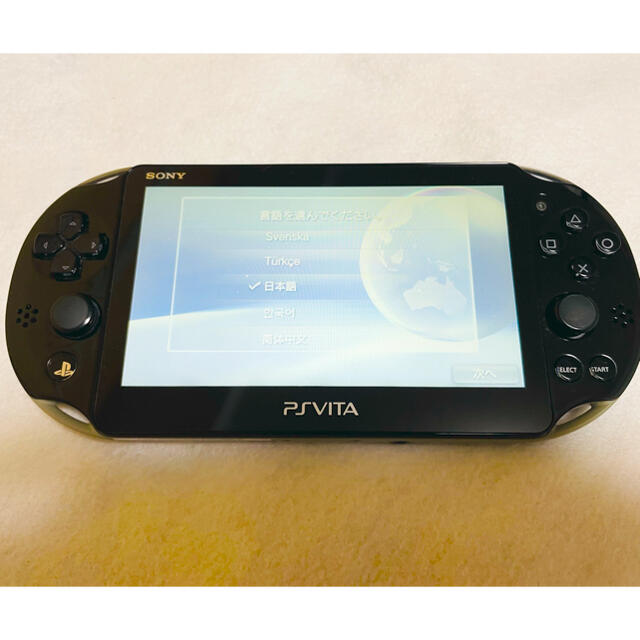 ☆美品☆PSVita PCH-2000 ZA16  カーキブラック 画面傷無し