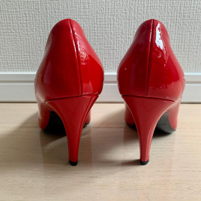 値下✨バレンシアガBALENCIAGAレッドパテントパンプス37 | www