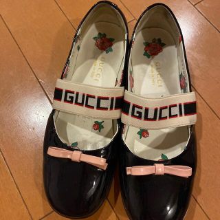 グッチ(Gucci)のGUCCI キッズ　バレーシューズサイズ33(バレエシューズ)