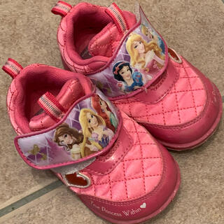 ディズニー(Disney)のスニーカー　ディズニー　プリンセス　靴　ベビー　14センチ(スニーカー)