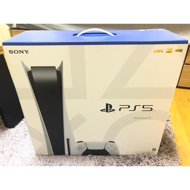 PlayStation(プレイステーション)のSONY PlayStation5 CFI-1000A01 エンタメ/ホビーのゲームソフト/ゲーム機本体(家庭用ゲーム機本体)の商品写真