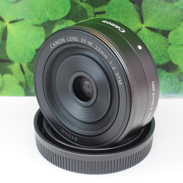 【美品】キャノンCanon EF-M22mm F2 STM⭐️背景ぼかし神レンズ