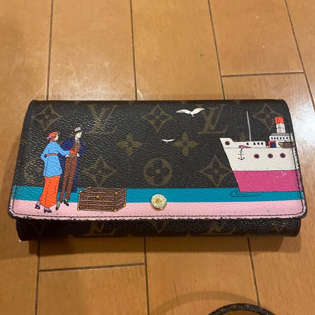 LOUIS VUITTON(ルイヴィトン)のLUIS VUITTON 長財布　限定品使用感あり レディースのファッション小物(財布)の商品写真