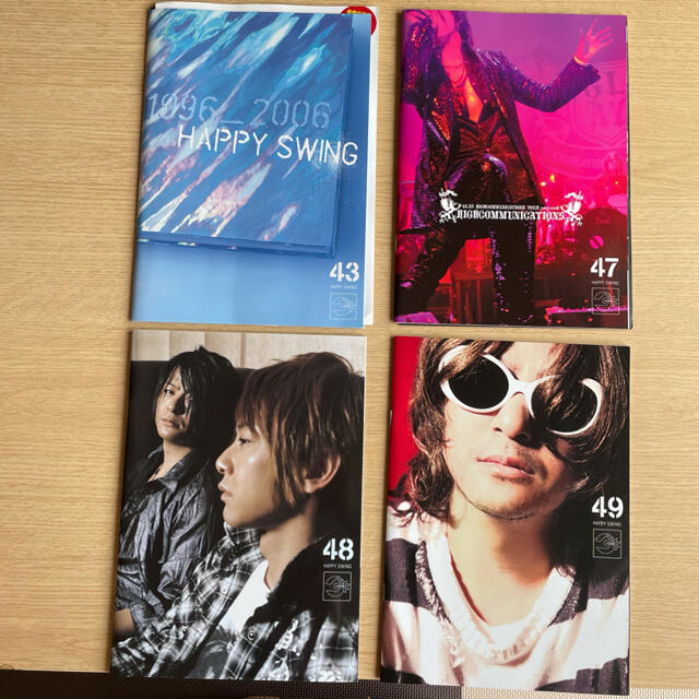 GLAY ファンクラブ 会報 4冊 エンタメ/ホビーのタレントグッズ(ミュージシャン)の商品写真