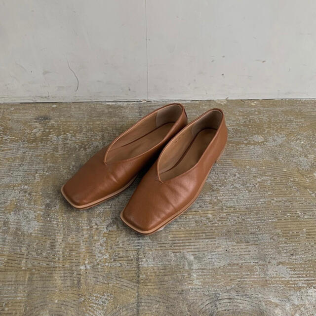 Kastane(カスタネ)のももか様　Amiur square toe pumps Camel レディースの靴/シューズ(バレエシューズ)の商品写真